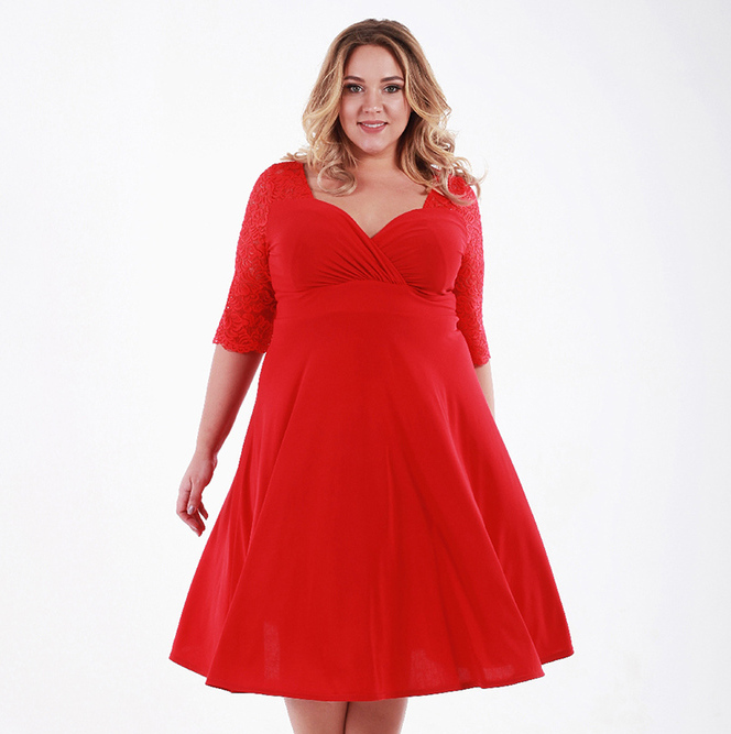 Красное Платье 56 Размер