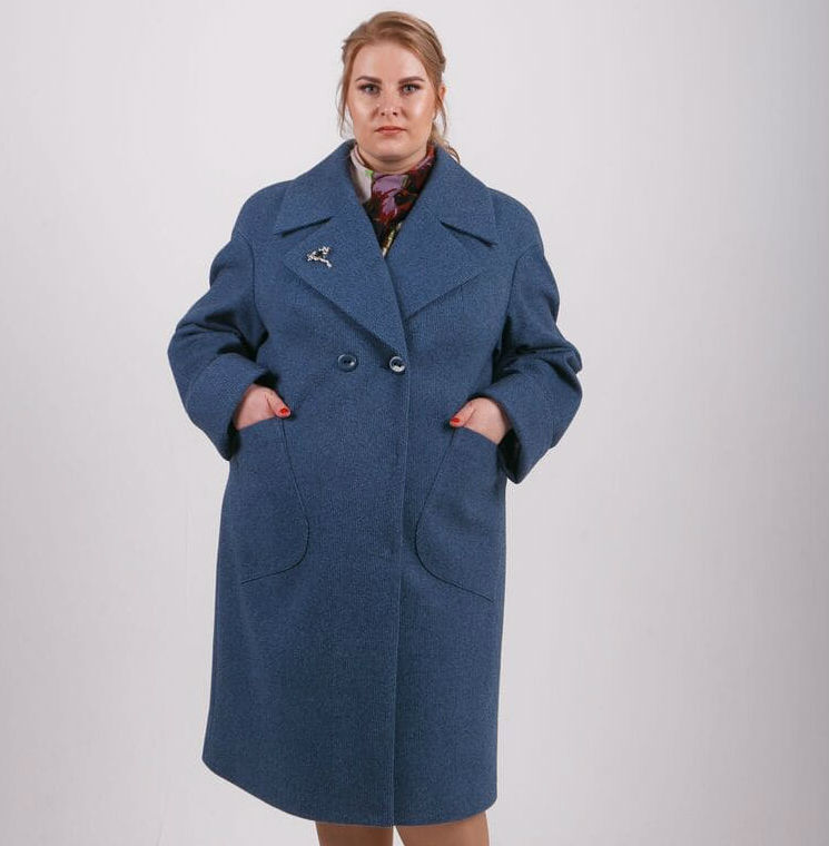 Модели пальто для полных и невысоких
