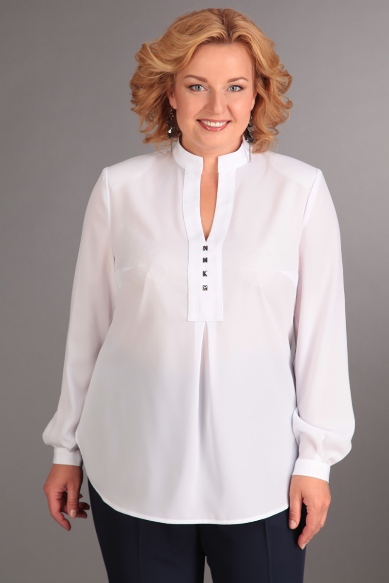 Фасоны блузок для полных женщин 50 лет
