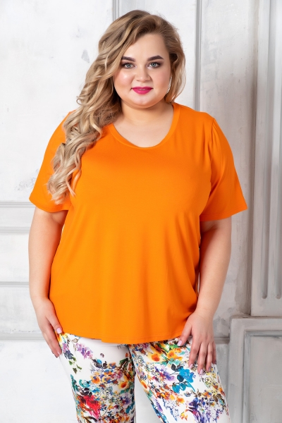 Классическая футболка, оранжевая