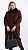 Кашемировое шоколадное пальто,утепление Slimtex до -10С, мех